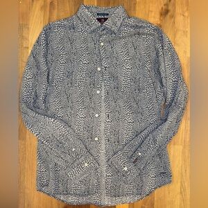 Scotch & Soda Feather Print Button-Down Shirt Men’s XL